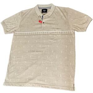 FA 21 Premium Regular Fit 2XL Jaquard Pattern Men's Polo New with out Tags